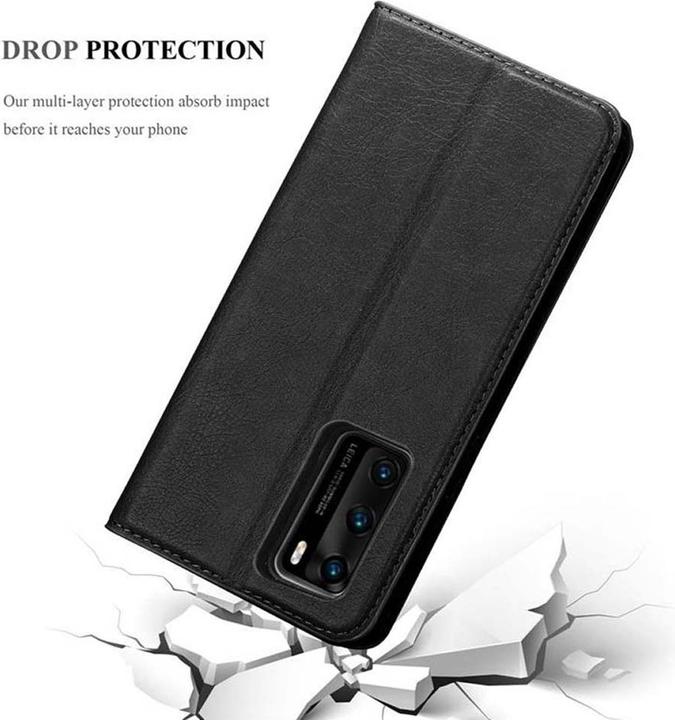Actual product image Cadorabo Book Invisible Magnet Cover (Huawei P40)