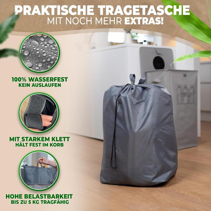 Actual product image Cottara Pfandflaschen Sammelbehälter mit Tragetasche (100 l)