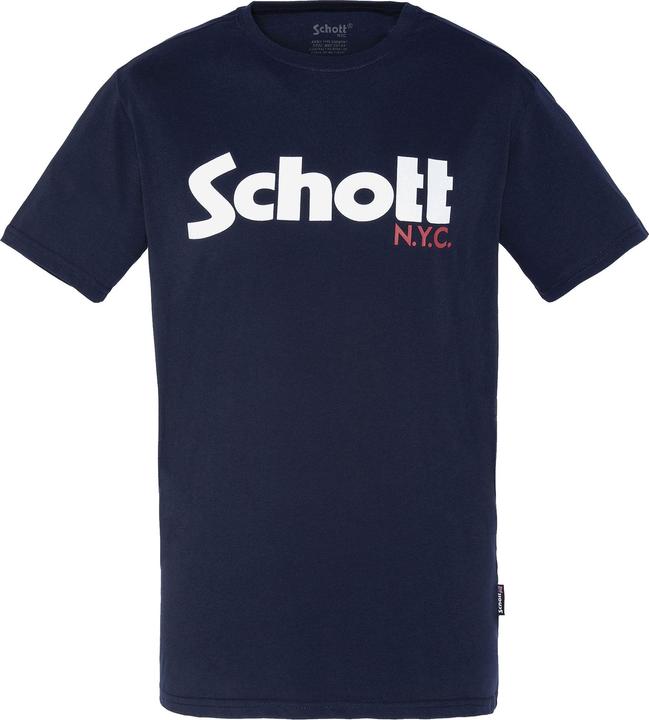 Schott T-Shirt Logo Kurzarmshirt