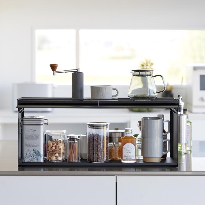 Image du produit Yamazaki Boîte de rangement semi-fermée pour la ligne de cuisine TOWER