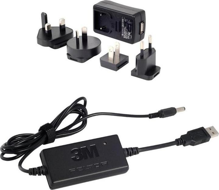 Produktbild AccuCell 3M Peltor 230V/USB Ladekit für ACK053 Akku FR08/09