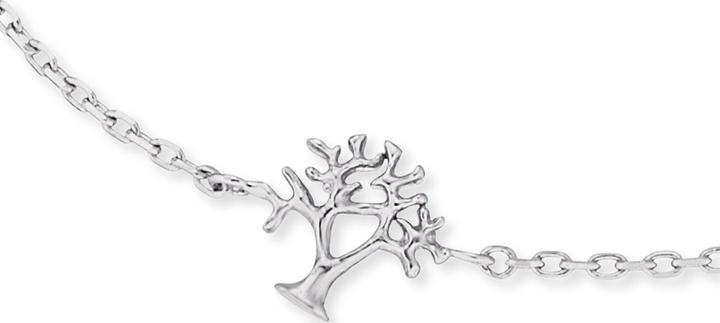 Actual product image Engelsrufer Bracelet tree of life tricolor (18 cm, 925 silver rhodium-plated)