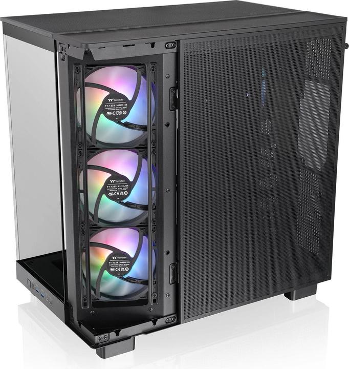 Actual product image Thermaltake Tt View 380 XL TG ARGB Black (ATX, mATX, Mini-ITX)