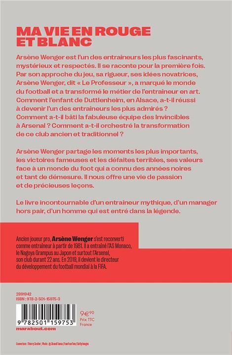 Produktbild Ma vie en rouge et blanc (Französisch, Wenger Arsene, 2021)
