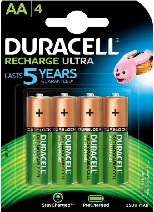 Duracell Recharge Ultra (4 pcs., AA, 2500 mAh)
