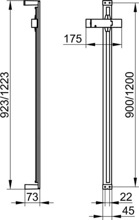 Produktbild Keuco Brausestange EDITION 11 900mm vc
