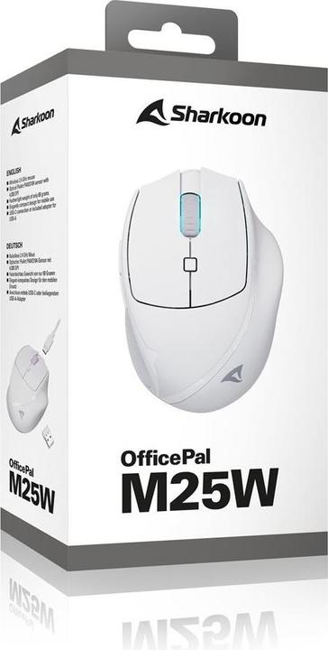 Immagine prodotto Sharkoon OfficePal M25W Bianco (Senza fili)