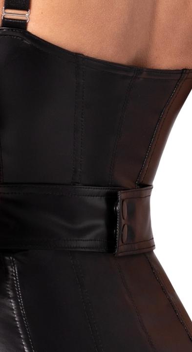 Actual product image Noir Handmade Mini dress in black (S)