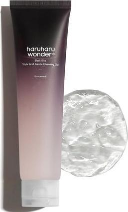 Actual product image Haruharu Wonder Black Rice Triple AHA Gentle Cleansing Gel 100ml - Hydrating (Gel, 100 ml)