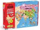 Actual product image Abrams & Chronicle Map of Asia 70 Piece Geography Puzzle (70 pieces)