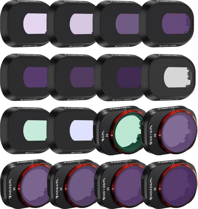 Freewell Kit de filtre Mega (Filtres pour drones, DJI Mini 4 Pro)