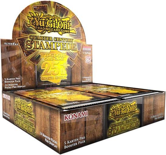Image du produit Yu-Gi-Oh Quarter Century Stampede Booster Box EN (Anglais, Affichage du booster)