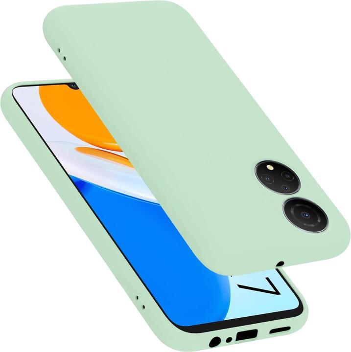 Actual product image Cadorabo TPU Liquid Silicone Case Cover for Honor X7 (Honor X7)