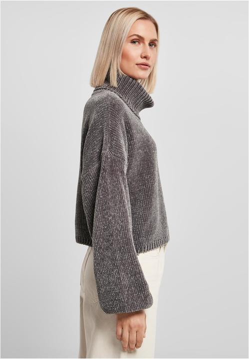 Produktbild Urban Classics Ladies Short Chenille Turtleneck Sweater - 13801 (5XL)
