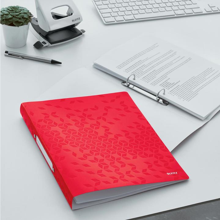 Actual product image Leitz School folder A4 Wow red (A4, 32 mm, 1 Piece)
