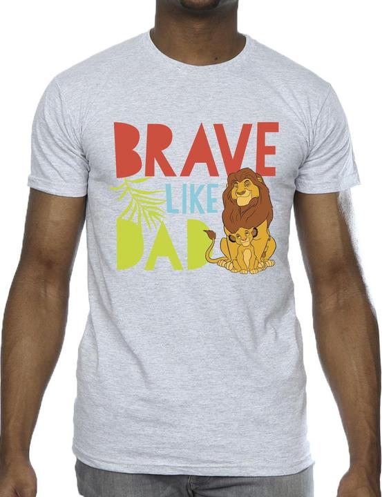 Image du produit Disney - T-shirt THE LION KING BRAVE LIKE DAD - Homme (L)
