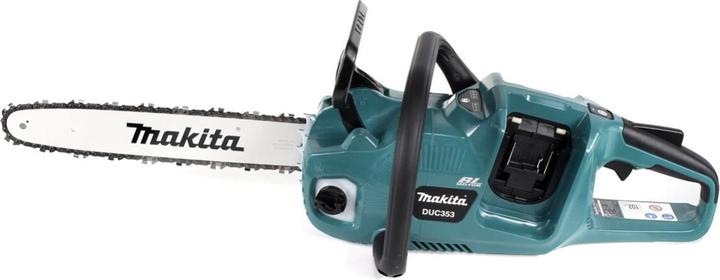 Image du produit Makita DUC 353 RT2 Akku Kettensäge 36V ( 2x18V ) Brushless 35 cm + 2x 5,0 Ah Akku + Ladegerät (Tronçonneuse à batterie)