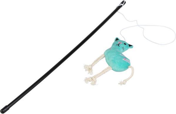 Produktbild Mica Pets Katzenspielzeug - Spielangel mit Katze - ca. 47 cm