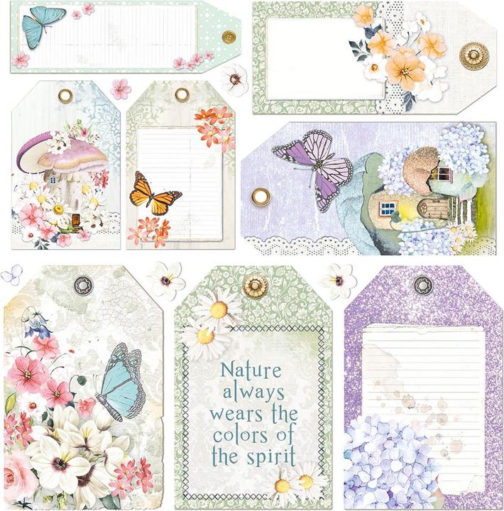 Produktbild Ciao Bella Vellum Paper "Enchanted Land", 15 x 15 cm, 6 Blatt (90 g/m², 6 x)