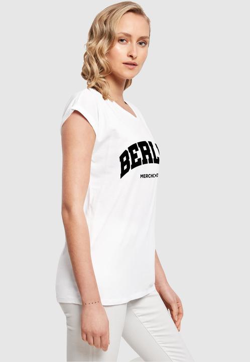 Actual product image Merchcode Ladies Berlin Wording - T-Shirt - 112975 (XS)