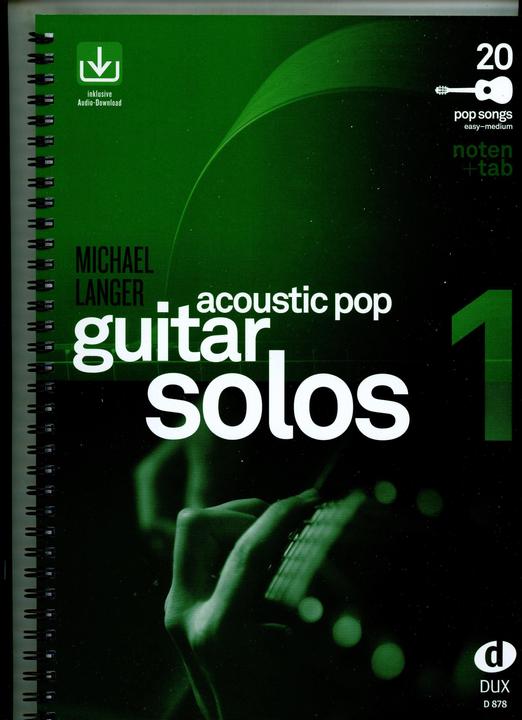 Image du produit Acoustic Pop Guitar Solos 1 (Allemand, Michael Langer, 2011)