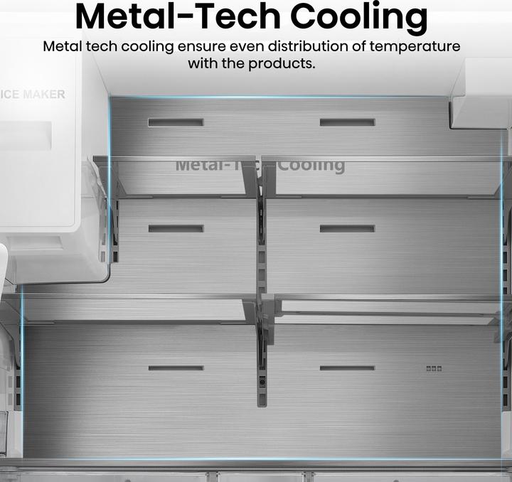 Produktbild Hisense Kühlschrank für 2 Türen RF793N4SASE (612 l)