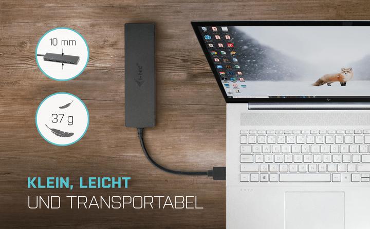 Actual product image i-tec U3HUB404 (USB-A, 4 Ports)