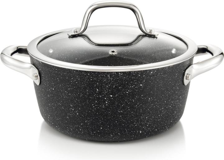 Immagine prodotto Tescoma Casseruola President Stone con coperchio Ø 20cm, 2,5l (20 cm, Pentola, Alluminio pressofuso)