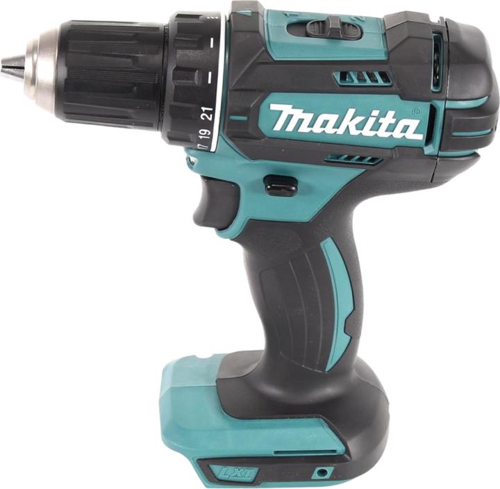 Actual product image Makita DDF 482 SFJ-R cordless drill driver 18V 62Nm + 2x rechargeable battery 3.0 Ah + charger + RHINO (Rechargeable battery operated)