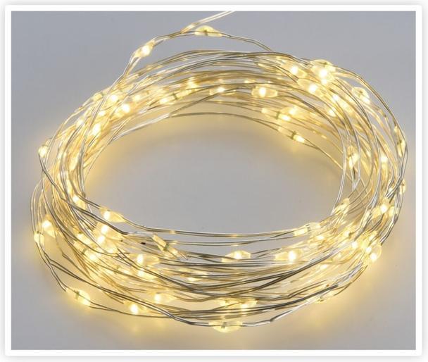 Image du produit H & S Collection Fil lumineux solaire, 100 LED, IP44 (2 m)
