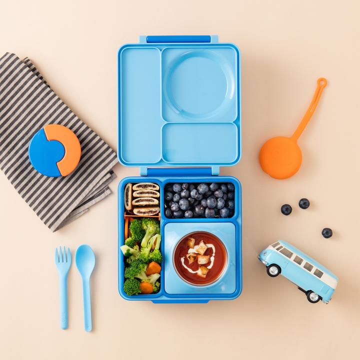 Produktbild OmieLife OmieBox hot & cold - Bento Lunchbox mit Thermo Behälter, Blue Sky