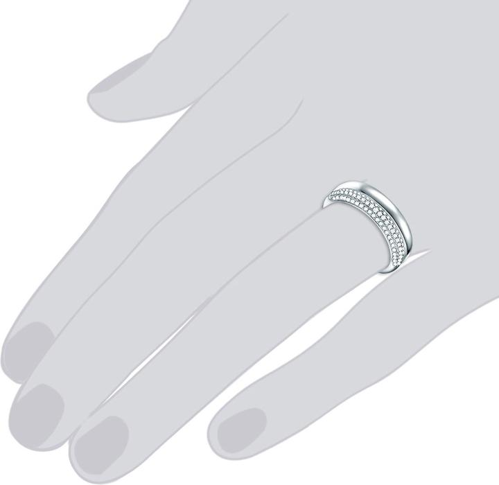 Image du produit Rafaela Donata Femmes argent sterling zirconium argent - 11440 (58, Argent 925)