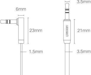 Immagine prodotto Ugreen Jack da 3,5 mm - Jack da 3,5 mm (2 m, Connettore da 3,5 mm (AUX))