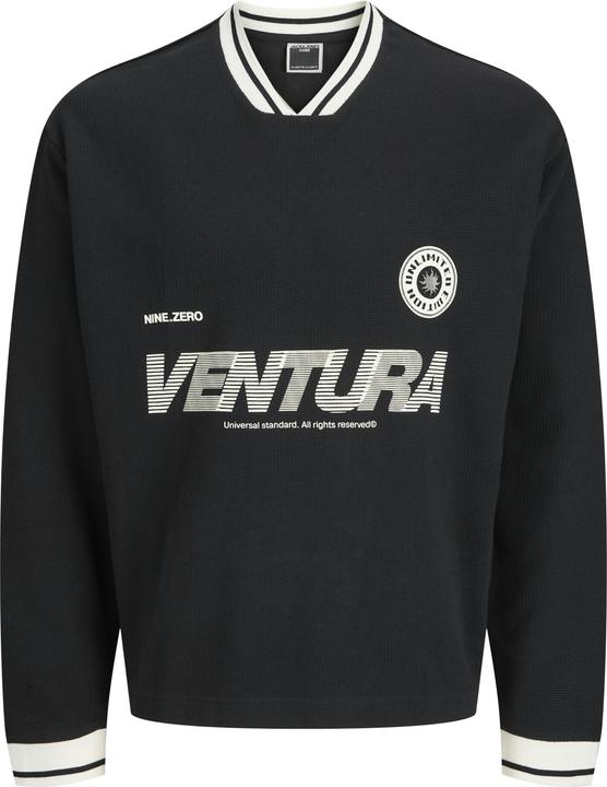 Jack & Jones Jcohorizon Sports Print Sweat Ls V-Neck