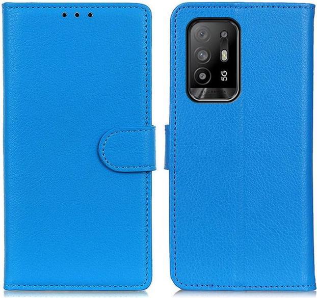 Actual product image MU Classic Litchi Leather Bookcover Series (Oppo A94)