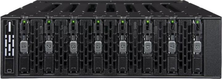 Actual product image Icydock ICY DOCK housing 8x M.2 NVMe SSDPCIe PCIe 4.0 64Gbps, for 5.25" bay