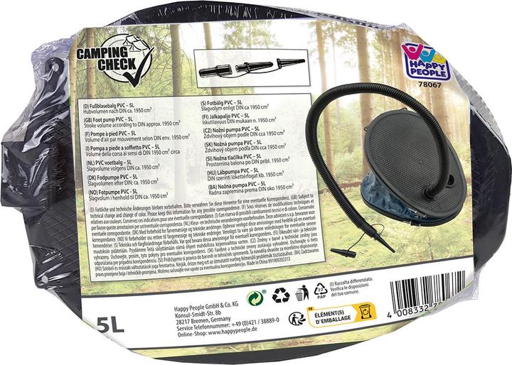 Actual product image Happy People Foot pump
