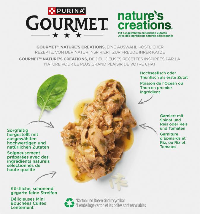 Gourmet Natures Crea Fisch (Adult, 1 pcs., 790 g)