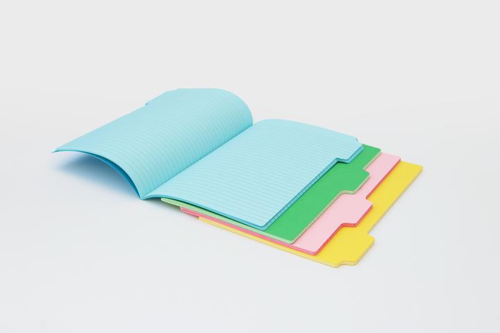 Produktbild Suck UK Tab Notebooks A5 Colourful (A5, Liniert, Weicher Einband)