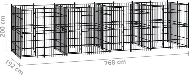 Image du produit VidaXL Finvarra (Chenil pour chiens)