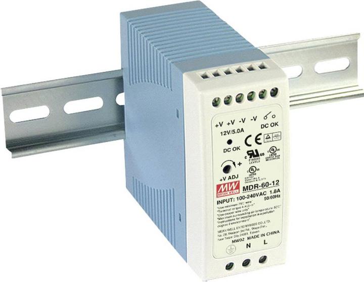 Actual product image MeanWell Mean Well DIN Rail Power Supply
