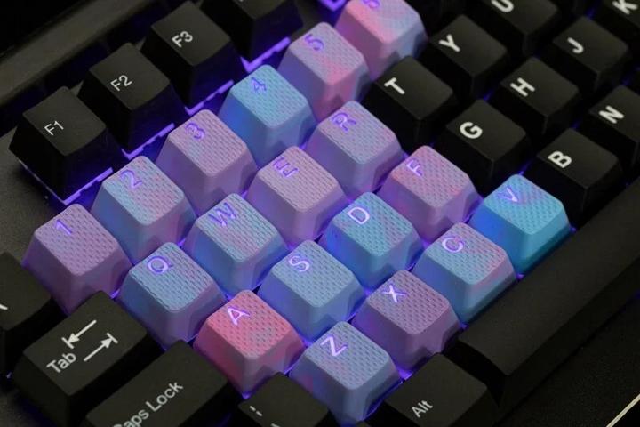 Actual product image Tai-Hao 23-Key Rubber Camo Keycap Set