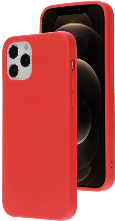 Actual product image Mobiparts Silicone Cover Apple iPhone 12/12 Pro Scarlet Red (Apple iPhone 12, Apple iPhone 12 Pro)