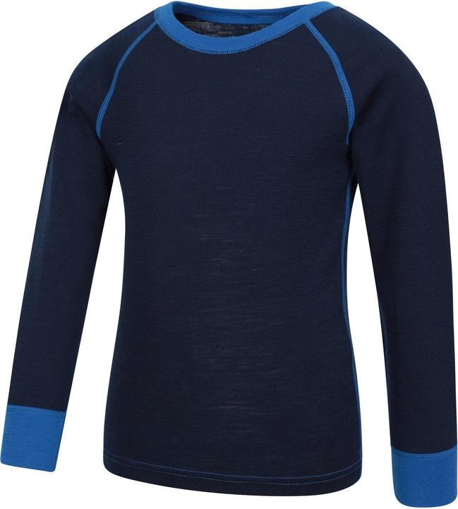 Actual product image Mountain Warehouse Childrens/Kids Merino II Round Neck Base Layer Top (128)