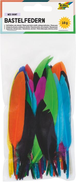 Produktbild Folia Indianerfedern, 10 g, farbig sortiert