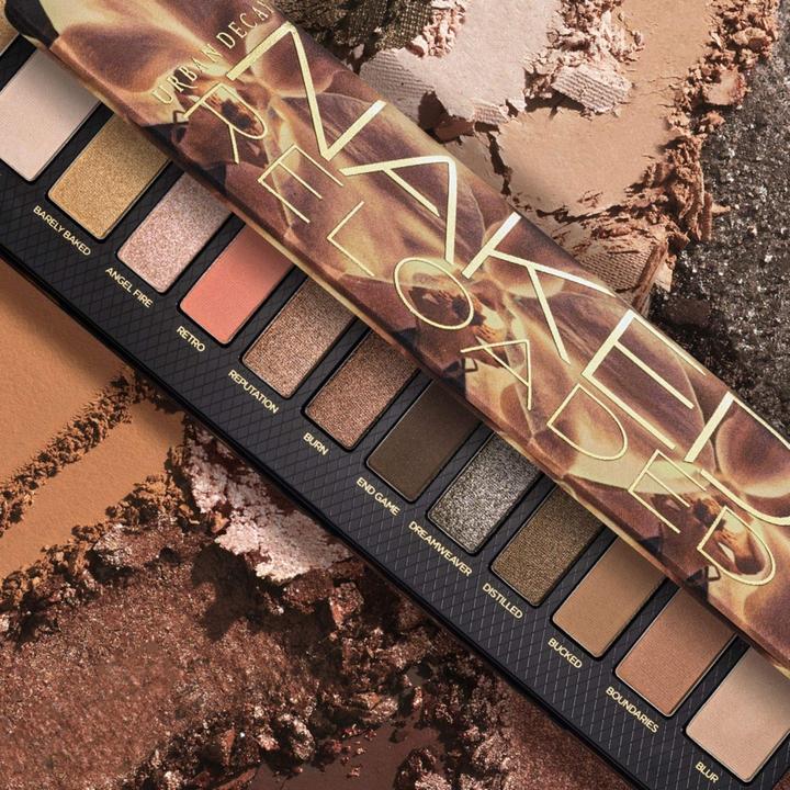 Actual product image Urban Decay Naked Reloaded (Brown, Bronze, Grey, Nude, Peach, Rose, Black, Taupe)