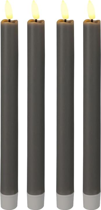 Produktbild H & S Collection LED-Stabkerze, mit Fernbedienung & Timer-Funktion, batteriebetrieben, 4er-Set (4 x)