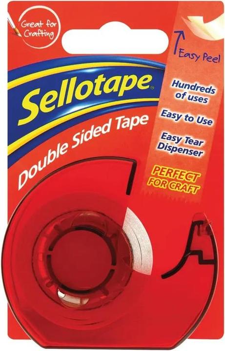 Actual product image Sellotape Double Sided Tape & Tape Dispenser