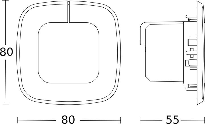 Image du produit Steinel Détecteur de présence IR Quattro SLIM (16 m)