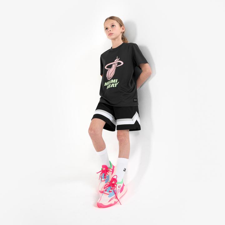Image du produit Tarmak Chaussures de basket enfants basses NBA Miami Heat - Fast 900 Low-1 rose (37)